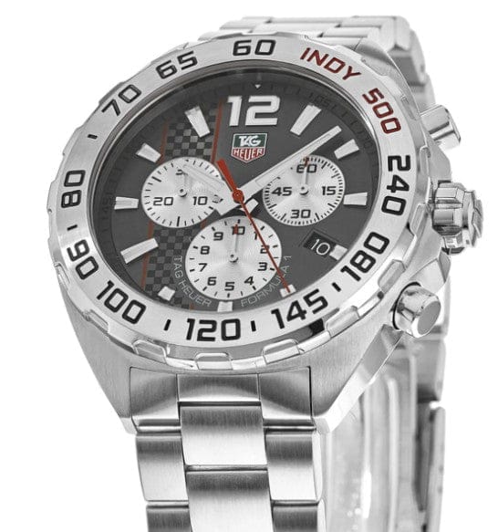 Buy Shop Tag Heuer Formula 1 Chronograph Grey Dial Silver Steel Strap Watch for Men - CAZ1114.BA0877 USA Online