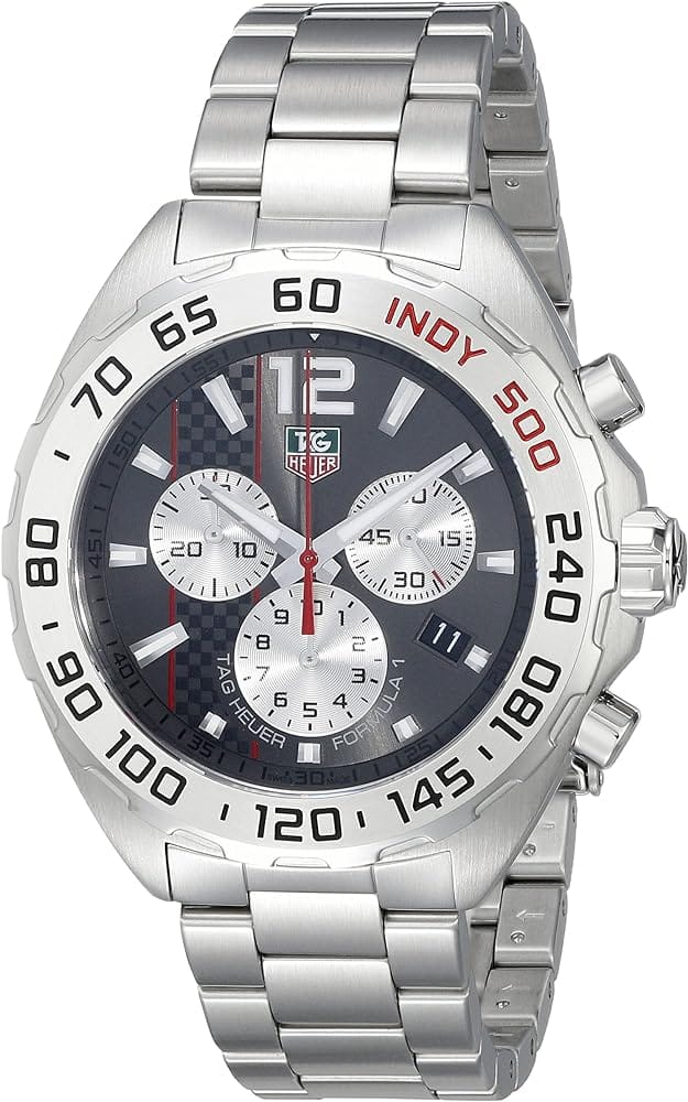 Buy Shop Tag Heuer Formula 1 Chronograph Grey Dial Silver Steel Strap Watch for Men - CAZ1114.BA0877 USA Online