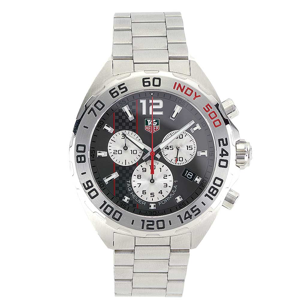 Buy Shop Tag Heuer Formula 1 Chronograph Grey Dial Silver Steel Strap Watch for Men - CAZ1114.BA0877 USA Online