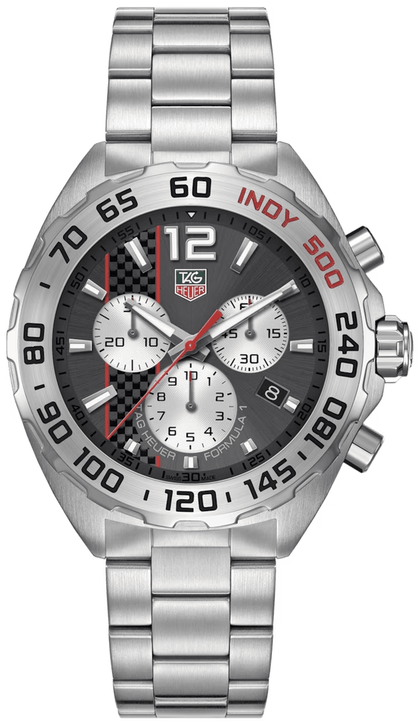 Buy Shop Tag Heuer Formula 1 Chronograph Grey Dial Silver Steel Strap Watch for Men - CAZ1114.BA0877 USA Online