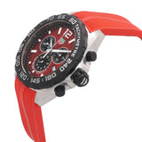 Buy Shop Tag Heuer Formula 1 Chronograph Red Dial Red Rubber Strap Watch for Men - CAZ101AN.FT8055 USA Online