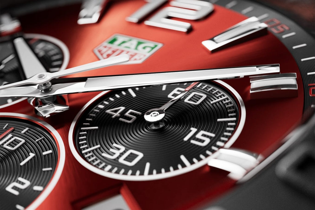 Buy Shop Tag Heuer Formula 1 Chronograph Red Dial Red Rubber Strap Watch for Men - CAZ101AN.FT8055 USA Online