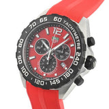 Buy Shop Tag Heuer Formula 1 Chronograph Red Dial Red Rubber Strap Watch for Men - CAZ101AN.FT8055 USA Online
