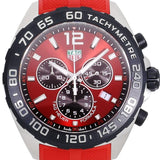 Buy Shop Tag Heuer Formula 1 Chronograph Red Dial Red Rubber Strap Watch for Men - CAZ101AN.FT8055 USA Online