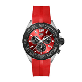 Buy Shop Tag Heuer Formula 1 Chronograph Red Dial Red Rubber Strap Watch for Men - CAZ101AN.FT8055 USA Online