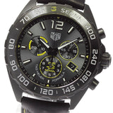 Buy Shop Tag Heuer Formula 1 Chronograph Senna Black Dial Black Leather Strap Watch for Men - CAZ101AJ.FC6487 USA Online