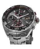 Buy Shop Tag Heuer Formula 1 Chronograph Senna Grey Dial Silver Steel Strap Watch for Men - CAZ201D.BA0633 USA Online