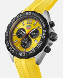 Buy Shop Tag Heuer Formula 1 Chronograph Yellow Dial Yellow Rubber Strap Watch for Men - CAZ101AM.FT8054 USA Online