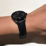 Buy Shop Tag Heuer Formula 1 Diamonds Black Dial Black Leather Strap Watch for Women - WBJ1417.FC8234 USA Online