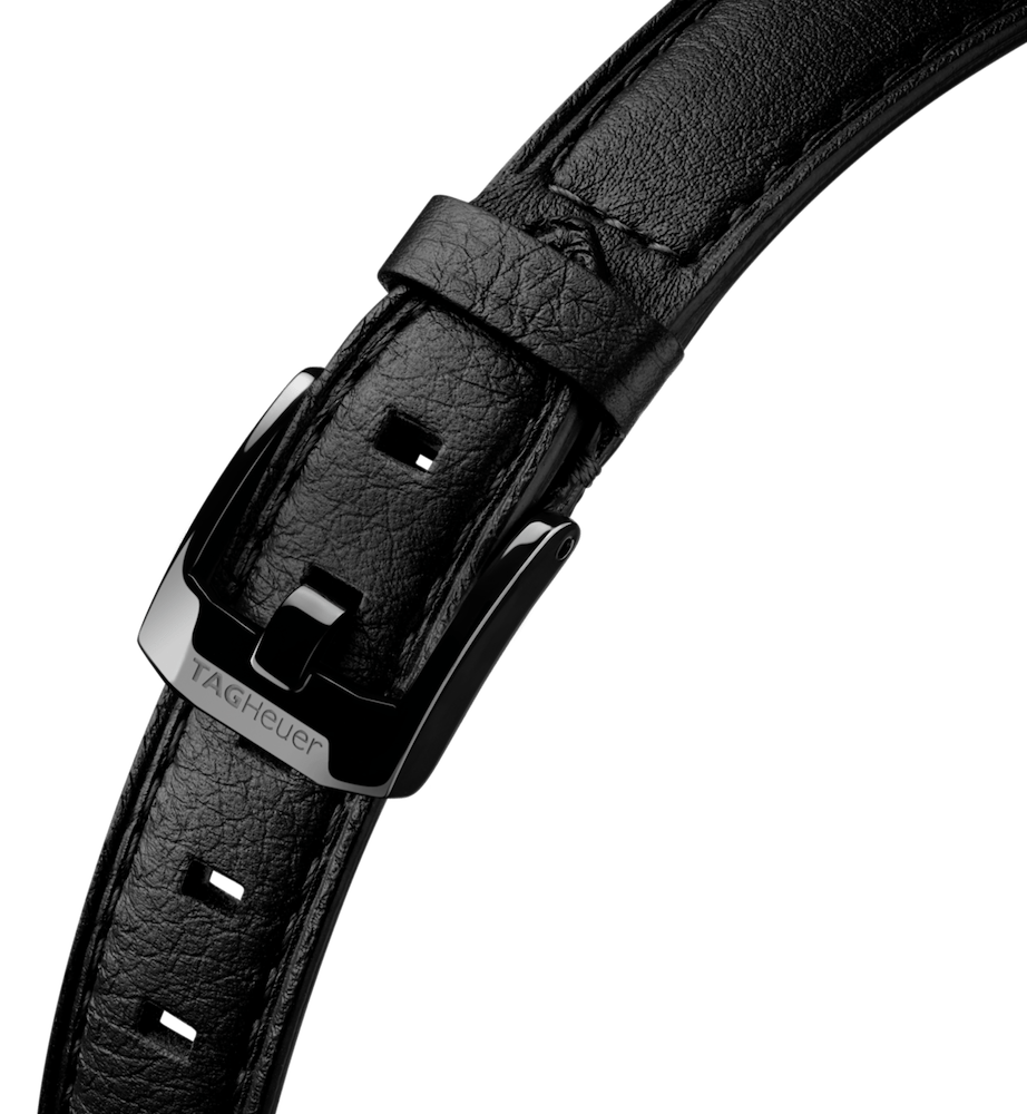 Buy Shop Tag Heuer Formula 1 Diamonds Black Dial Black Leather Strap Watch for Women - WBJ1417.FC8234 USA Online