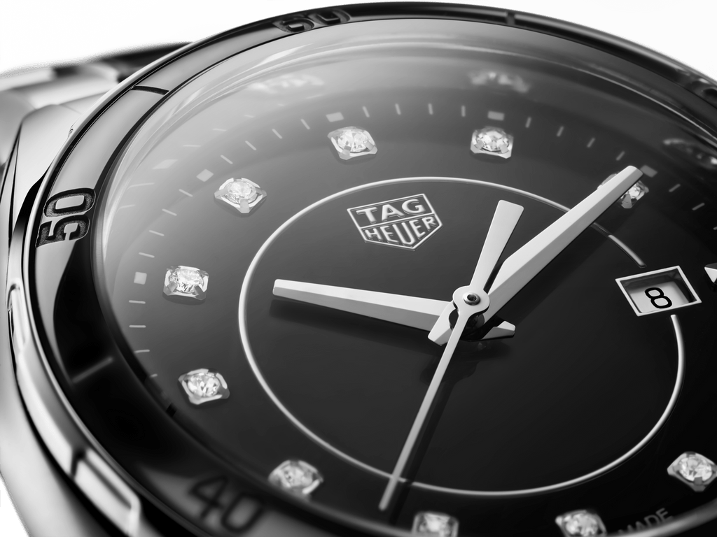 Buy Shop Tag Heuer Formula 1 Diamonds Black Dial Two Tone Steel Strap Watch for Women - WBJ141AB.BA0973 USA Online