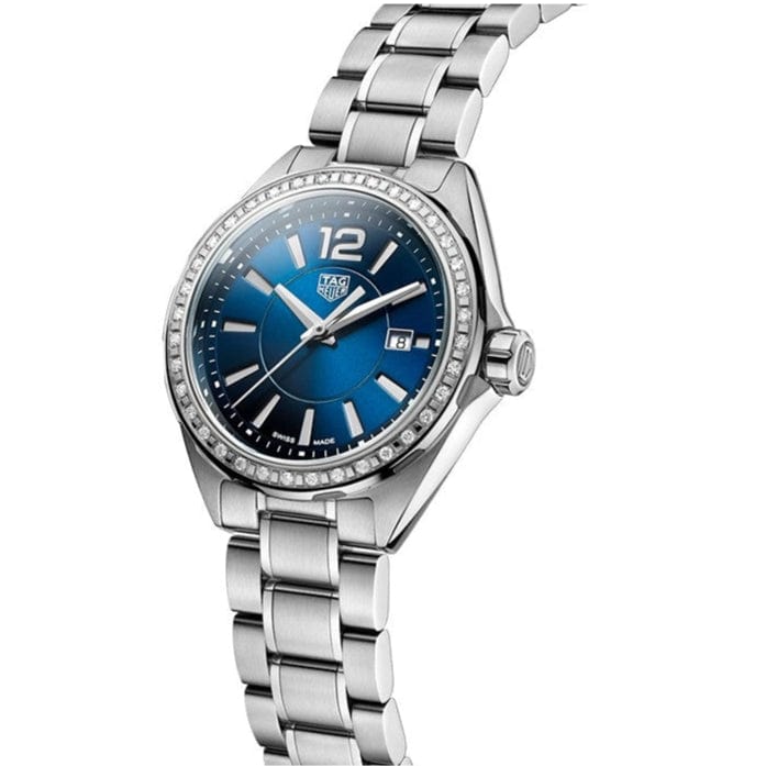 Buy Shop Tag Heuer Formula 1 Diamonds Blue Dial Silver Steel Strap Watch for Women - WBJ1416.BA0664 USA Online