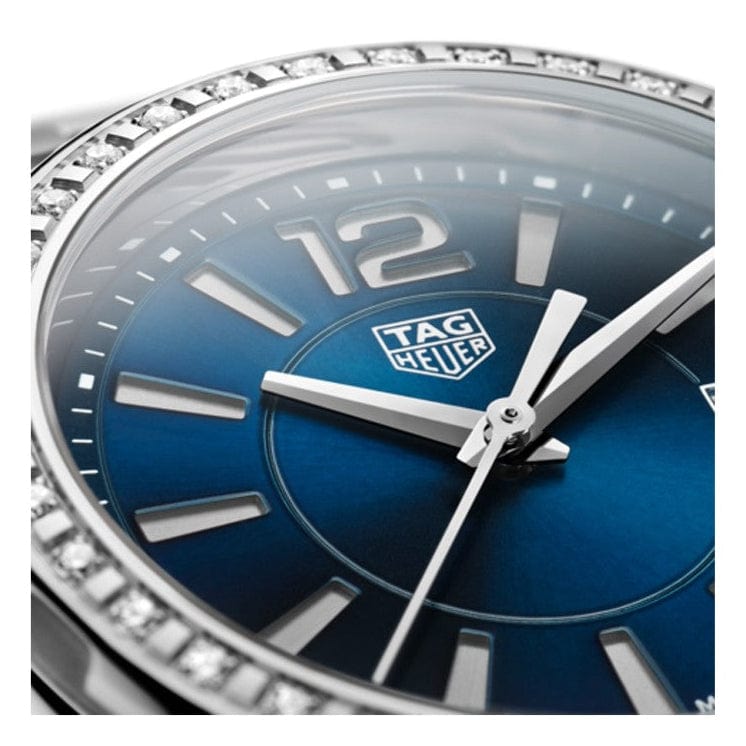 Buy Shop Tag Heuer Formula 1 Diamonds Blue Dial Silver Steel Strap Watch for Women - WBJ1416.BA0664 USA Online
