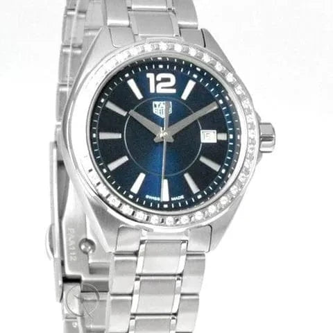Buy Shop Tag Heuer Formula 1 Diamonds Blue Dial Silver Steel Strap Watch for Women - WBJ1416.BA0664 USA Online