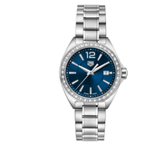 Buy Shop Tag Heuer Formula 1 Diamonds Blue Dial Silver Steel Strap Watch for Women - WBJ1416.BA0664 USA Online