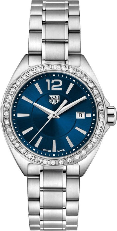 Buy Shop Tag Heuer Formula 1 Diamonds Blue Dial Silver Steel Strap Watch for Women - WBJ1416.BA0664 USA Online