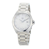 Buy Shop Tag Heuer Formula 1 Diamonds Mother Of Pearl White Dial Silver Steel Strap Watch for Women - WBJ1419.BA0664 USA Online