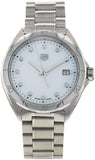 Buy Shop Tag Heuer Formula 1 Diamonds Mother Of Pearl White Dial Silver Steel Strap Watch for Women - WBJ1419.BA0664 USA Online
