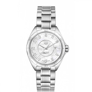 Buy Shop Tag Heuer Formula 1 Diamonds Mother Of Pearl White Dial Silver Steel Strap Watch for Women - WBJ1419.BA0664 USA Online