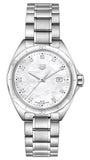 Buy Shop Tag Heuer Formula 1 Diamonds Mother Of Pearl White Dial Silver Steel Strap Watch for Women - WBJ1419.BA0664 USA Online
