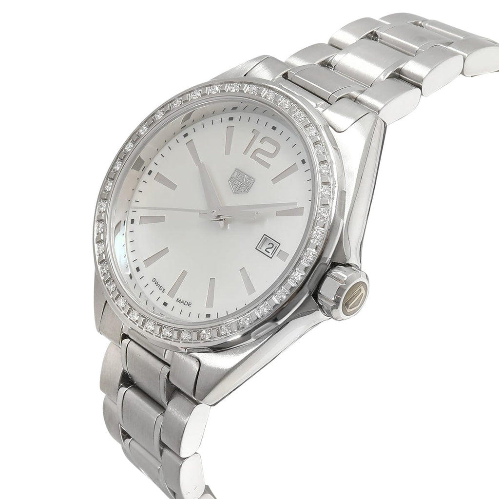 Buy Shop Tag Heuer Formula 1 Diamonds Mother of Pearl White Dial Silver Steel Strap Watch for Women - WBJ141A.BA0664 USA Online