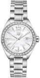 Buy Shop Tag Heuer Formula 1 Diamonds Mother of Pearl White Dial Silver Steel Strap Watch for Women - WBJ141A.BA0664 USA Online