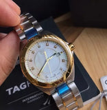 Buy Shop Tag Heuer Formula 1 Diamonds Mother of Pearl White Dial Two Tone Steel Strap Watch for Women - WBJ1421.BB0648 USA Online