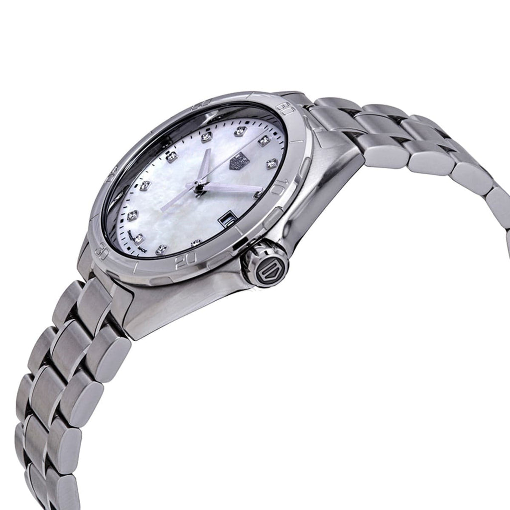 Buy Shop Tag Heuer Formula 1 Diamonds Mother of Pearl White Dial Watch for Women - WBJ1319.BA0666 USA Online