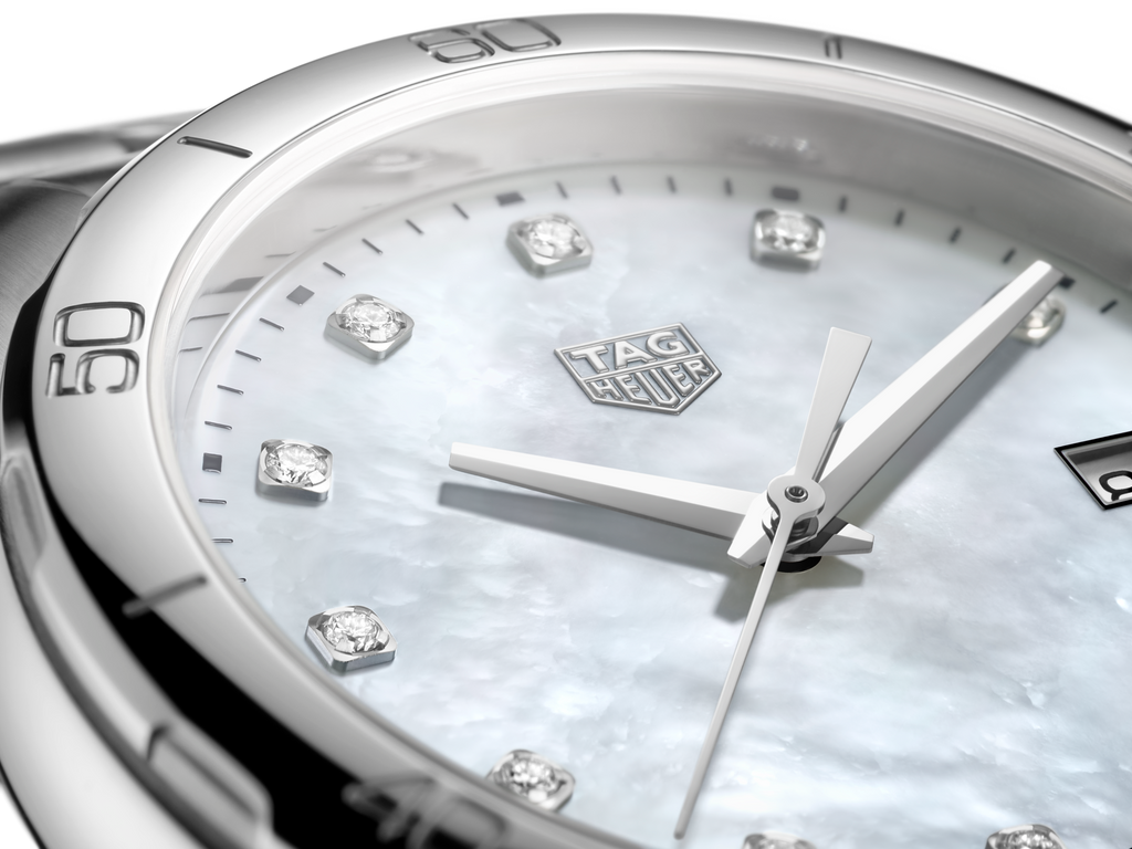 Buy Shop Tag Heuer Formula 1 Diamonds Mother of Pearl White Dial Watch for Women - WBJ1319.BA0666 USA Online