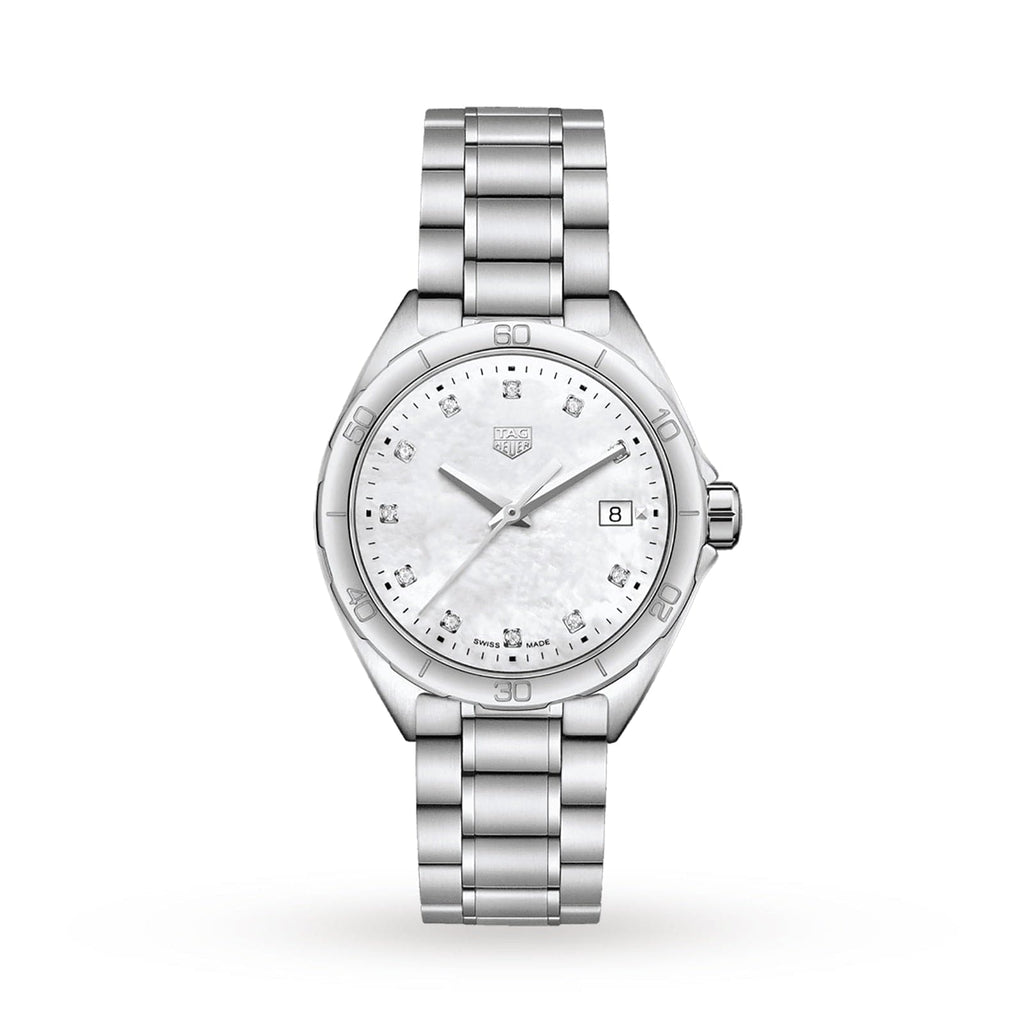 Buy Shop Tag Heuer Formula 1 Diamonds Mother of Pearl White Dial Watch for Women - WBJ1319.BA0666 USA Online