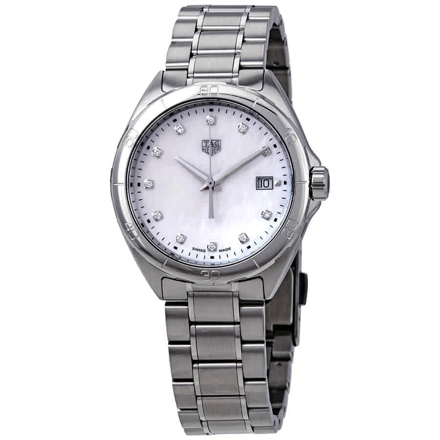 Buy Shop Tag Heuer Formula 1 Diamonds Mother of Pearl White Dial Watch for Women - WBJ1319.BA0666 USA Online