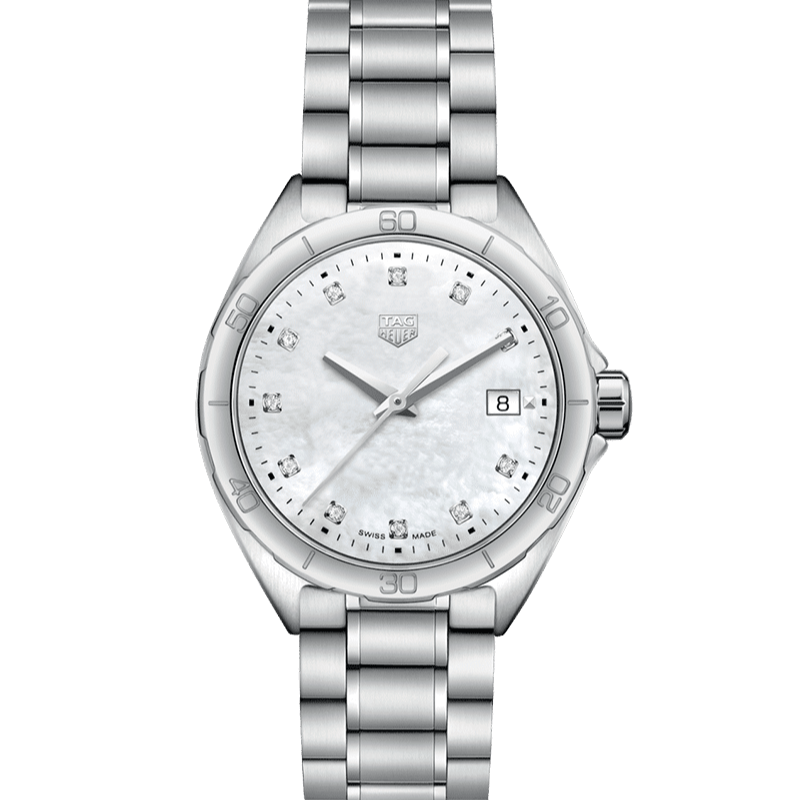 Buy Shop Tag Heuer Formula 1 Diamonds Mother of Pearl White Dial Watch for Women - WBJ1319.BA0666 USA Online