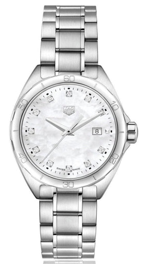 Buy Shop Tag Heuer Formula 1 Diamonds Mother of Pearl White Dial Watch for Women - WBJ1319.BA0666 USA Online