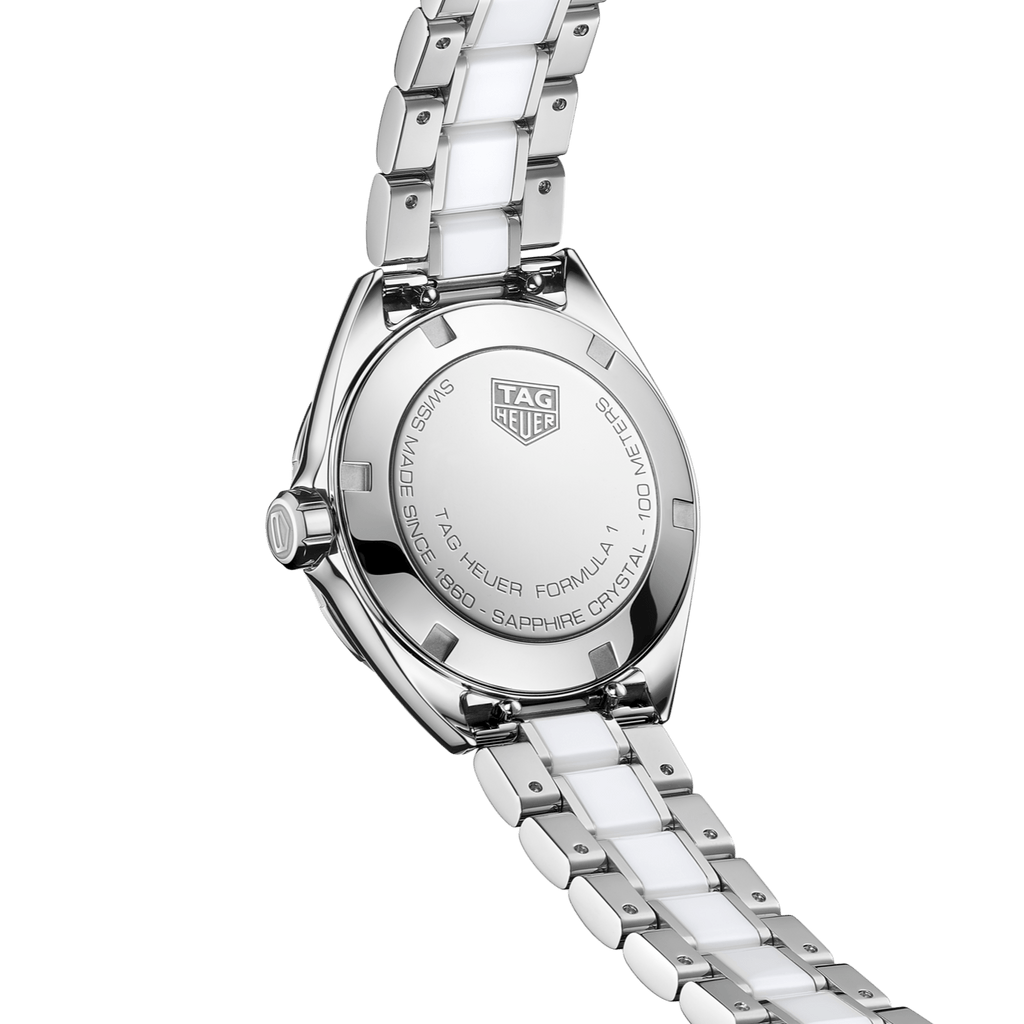 Buy Shop Tag Heuer Formula 1 Diamonds White Dial Two Tone Steel Strap Watch for Women - WBJ141AD.BA0974 USA Online