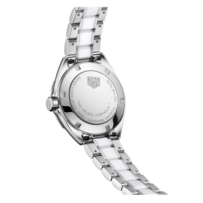 Buy Shop Tag Heuer Formula 1 Diamonds White Dial Two Tone Steel Strap Watch for Women - WBJ141AD.BA0974 USA Online