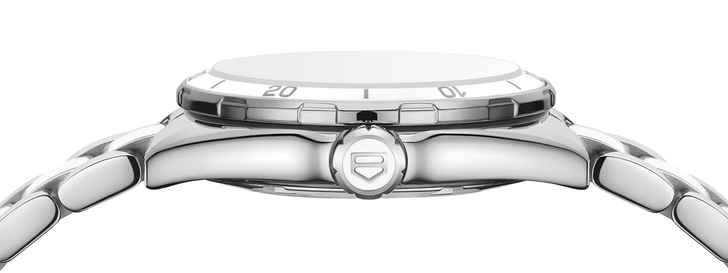 Buy Shop Tag Heuer Formula 1 Diamonds White Dial Two Tone Steel Strap Watch for Women - WBJ141AD.BA0974 USA Online