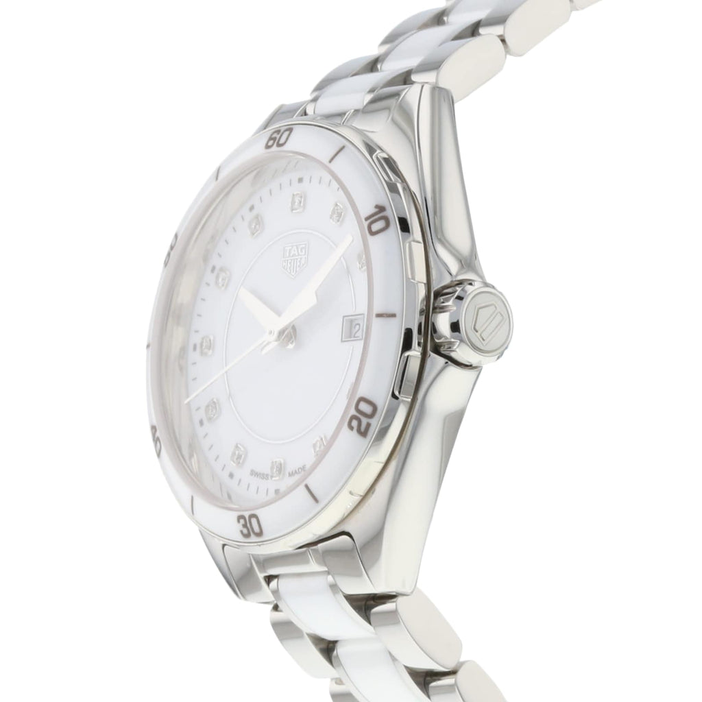 Buy Shop Tag Heuer Formula 1 Diamonds White Dial Two Tone Steel Strap Watch for Women - WBJ141AD.BA0974 USA Online