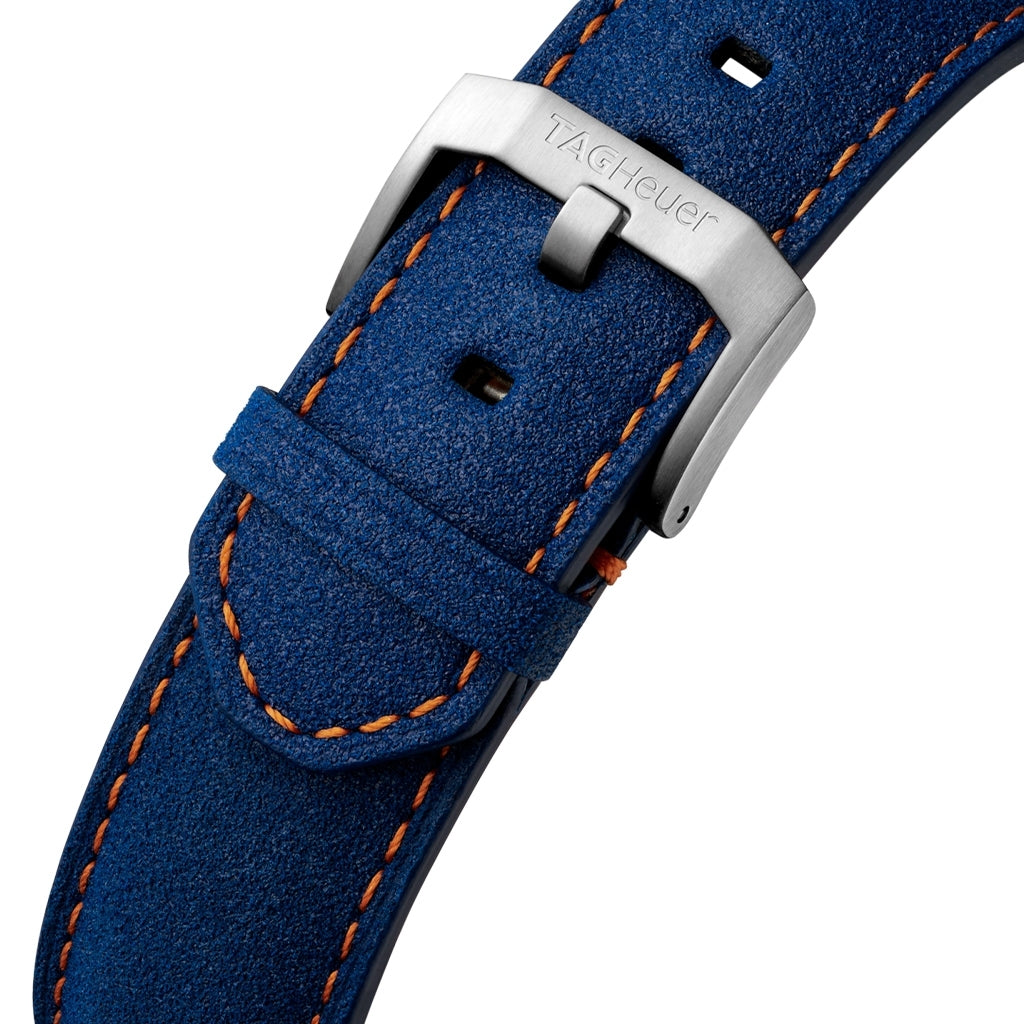 Buy Shop Tag Heuer Formula 1 Gulf Edition Blue Dial Blue Leather Strap Watch for Men - CAZ101N.FC8243 USA Online
