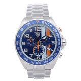 Buy Shop Tag Heuer Formula 1 Gulf Edition Chronograph Blue Dial Silver Steel Strap Watch for Men - CAZ101AT.BA0842 USA Online