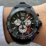 Buy Shop Tag Heuer Formula 1 Indy 500 Limited Edition Chronograph Black Dial Black Rubber Strap Watch for Men - CAZ101AD.FT8024 USA Online