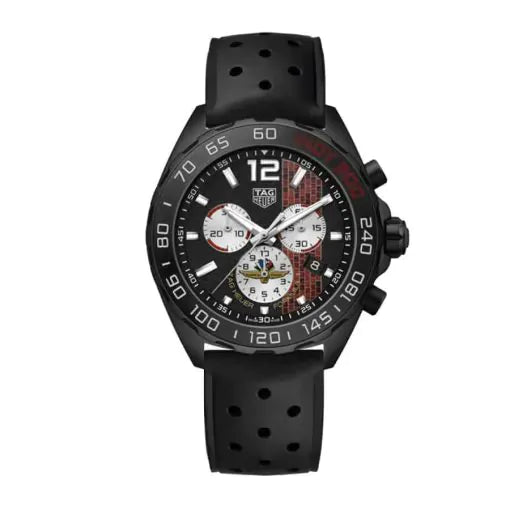Buy Shop Tag Heuer Formula 1 Indy 500 Limited Edition Chronograph Black Dial Black Rubber Strap Watch for Men - CAZ101AD.FT8024 USA Online