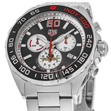 Buy Shop Tag Heuer Formula 1 Indy 500 Special Edition Black Dial Silver Steel Strap Watch for Men - CAZ101V.BA0842 USA Online