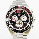 Buy Shop Tag Heuer Formula 1 Indy 500 Special Edition Black Dial Silver Steel Strap Watch for Men - CAZ101V.BA0842 USA Online