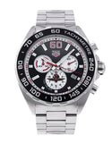 Buy Shop Tag Heuer Formula 1 Indy 500 Special Edition Black Dial Silver Steel Strap Watch for Men - CAZ101V.BA0842 USA Online