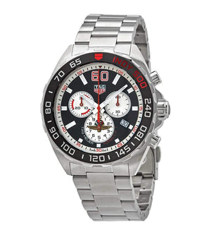 Buy Shop Tag Heuer Formula 1 Indy 500 Special Edition Black Dial Silver Steel Strap Watch for Men - CAZ101V.BA0842 USA Online