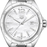 Tag Heuer Formula 1 Quartz Mother of Pearl White Dial Silver Steel Strap Watch for Women - WBJ1418.BA0664