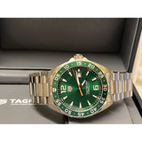 Buy Shop Tag Heuer Formula 1 Limited Edition Green Dial Silver Steel Strap Watch for Men - WAZ1017.BA0842 USA Online
