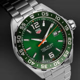 Buy Shop Tag Heuer Formula 1 Limited Edition Green Dial Silver Steel Strap Watch for Men - WAZ1017.BA0842 USA Online