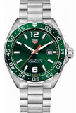 Buy Shop Tag Heuer Formula 1 Limited Edition Green Dial Silver Steel Strap Watch for Men - WAZ1017.BA0842 USA Online