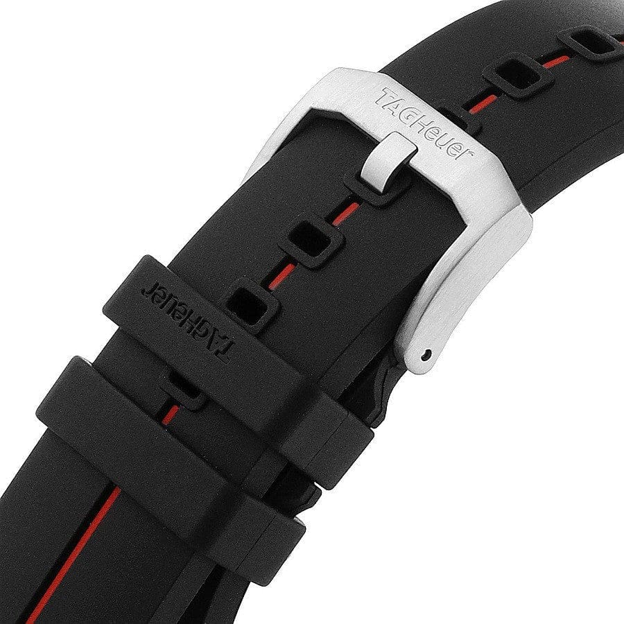 Buy Shop Tag Heuer Formula 1 Manchester United Limited Edition Black Dial Black & Red Rubber Strap Watch for Men - CAZ101J.FT8027 USA Online